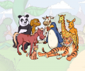 Animal Kids Screensaver Скриншот 0