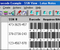 Barcode LotusScript for Lotus Notes and Approach Скриншот 0