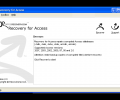 Recovery for Access Скриншот 0