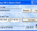 Easy MP3 Alarm Clock Скриншот 0