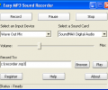 Easy MP3 Sound Recorder Скриншот 0