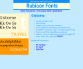 Gisborne Font Type1 Скриншот 0