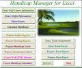 Handicap Manager for Excel Скриншот 0