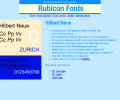 Hilbert Neue Fonts Скриншот 0