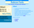 Hilbert Font TT Скриншот 0