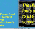 HVDOSBox - Windows Terminal Fonts Скриншот 0