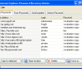Internet Explorer Password Recovery Master Скриншот 0