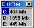Mihov DiskFree Скриншот 0