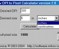 Mihov DPI to Pixel Calculator Скриншот 0