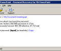 Powerpoint Password Recovery Key Скриншот 0
