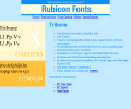 Tribune Font Type1 Скриншот 0