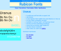 Uranus Font Type1 Screenshot 0