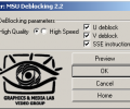 Video MSU Deblocking VirtualDub plugin Скриншот 0