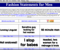 Fashion Statements for Men Скриншот 0