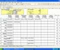 Employee Scheduler for Excel and OpenOffice Скриншот 0