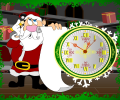 7art Santa Claus Clock ScreenSaver Скриншот 0