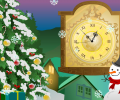 7art Snow Clock ScreenSaver Скриншот 0