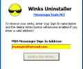 MSN Winks Uninstaller Скриншот 0