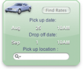 CarRental Yahoo! Widget Скриншот 0