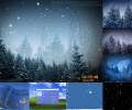 Animated SnowFlakes Screensaver Скриншот 0