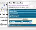 Micro CMS Скриншот 0