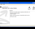 Recovery for Lotus Notes Скриншот 0