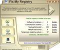 Fix My Registry Скриншот 0