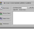 Golf Handicapper Скриншот 0