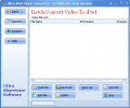 Ultra Video To iPod Converter Скриншот 0