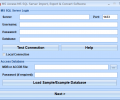 MS Access MS SQL Server Import, Export & Convert Software Скриншот 0
