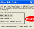 OneClick Hide Window Скриншот 0