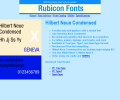 Hilbert Neue Condensed Font TT Скриншот 0