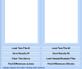 Compare & Find Differences Between Two Text Files Software Скриншот 0