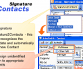 Signature2Contacts for Outlook Скриншот 0