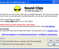 Sound Clips for MSN Messenger Скриншот 0