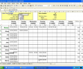 Employee Scheduler for Excel and OpenOff Скриншот 0