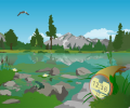 7art Pond Watch ScreenSaver Скриншот 0