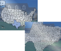 U.S. Map in Flash Скриншот 0