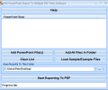 MS PowerPoint Export To Multiple PDF Files Software Скриншот 0