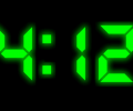 XClock Digital Clock Screen Saver Скриншот 0