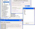 DragNDrop E-mail List Manager Скриншот 0
