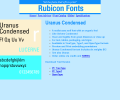 Uranus Condensed Font TT Скриншот 0