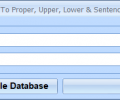 MS Access Change Case To Proper, Upper, Lower & Sentence Software Скриншот 0