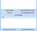 Excel Extract Email Addresses Software Скриншот 0