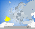 Interactive Flash Map of Europe Скриншот 0