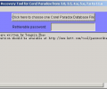 Password Recovery for Corel Paradox Скриншот 0