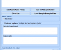 MS PowerPoint Find and Replace In Multiple Presentations Software Скриншот 0
