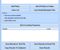 Word Frequency Count In Multiple Text & HTML Files Software Скриншот 0