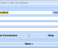 MySQL Export Table To XML File Software Скриншот 0