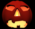 3D Halloween Pumpkin Screensaver Скриншот 0